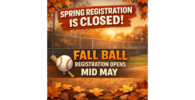 SPRING REGISTRATION IS CLOSED