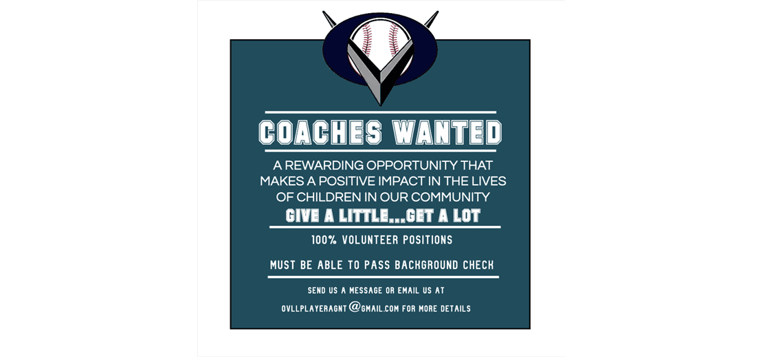 Coaches wanted!
