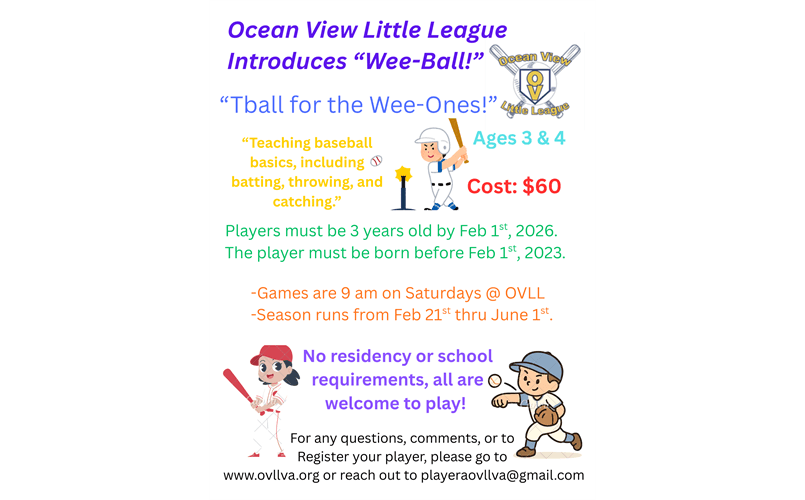 Wee-Ball for Ages 3 & 4!