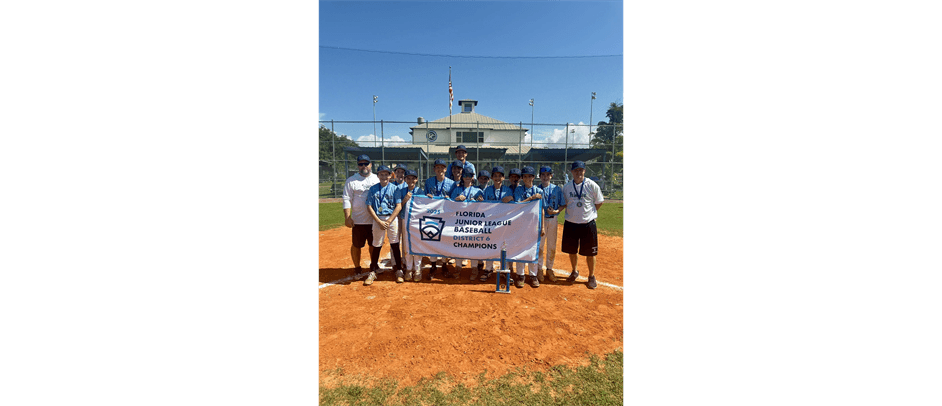 2025 Junior league baseball District 6 Champs!!