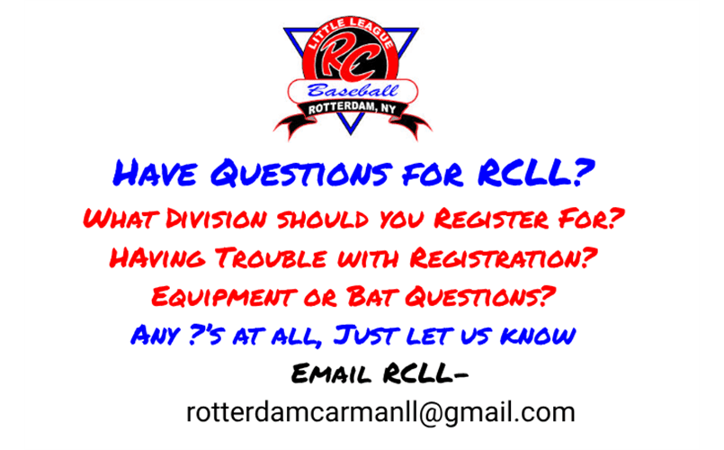 Questions for RCLL?
