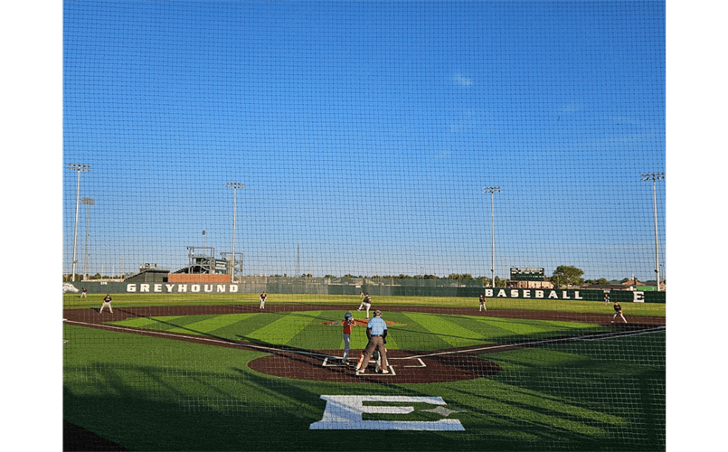RCLL Junior Baseball playing at ENMU Baseball Field