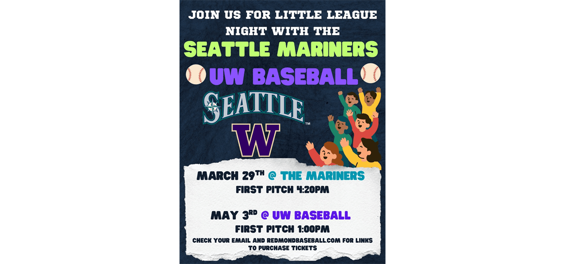 RNLL Day at Seattle Mariners and UW Baseball