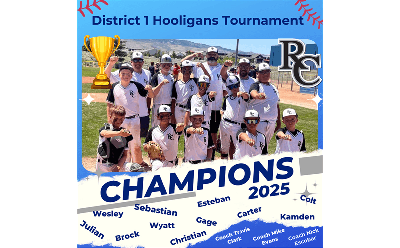 Distirct 1 Hooligans Champions 2025! Lets go RC!