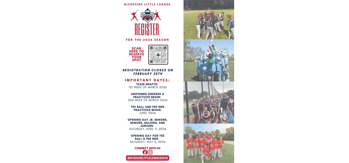 RLL 2026 Season - Important Dates!