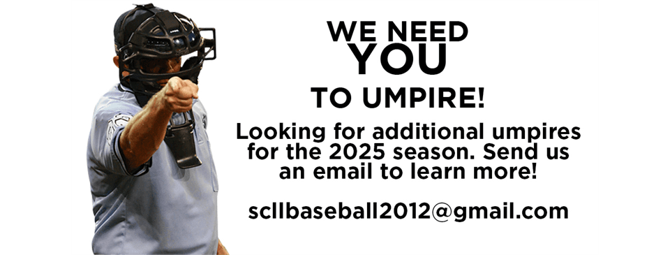 Umpires Needed!