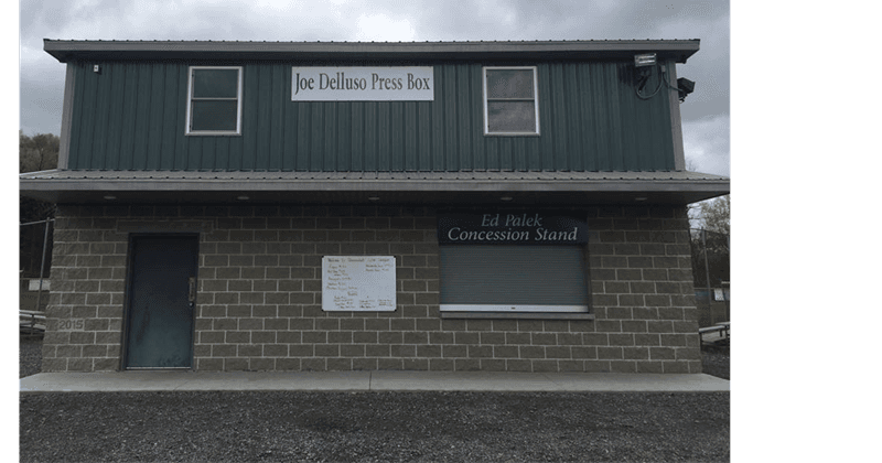 Ed Palek Concession Stand - Joe Delluso Press Box
