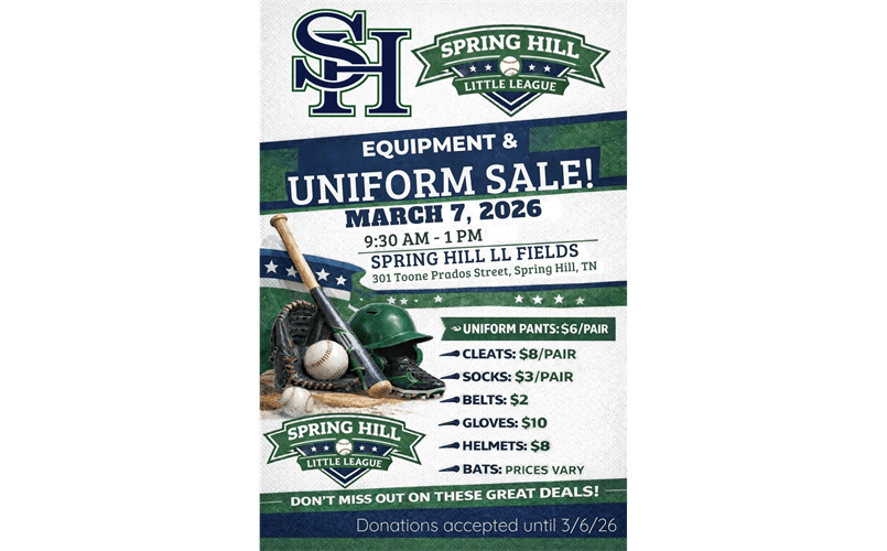 Equipment and Uniform Sell