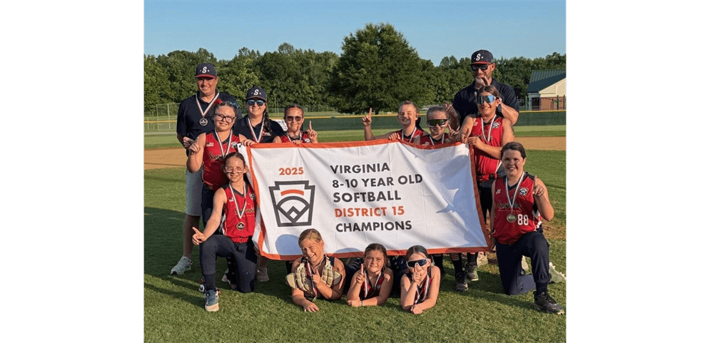 2025 8-10 Softball District Champions