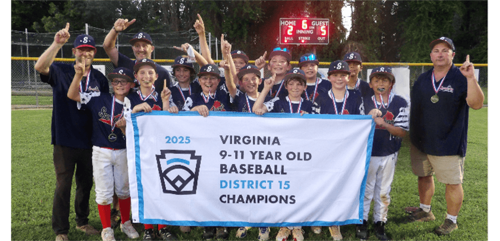 2025 9-11 Baseball District Champions