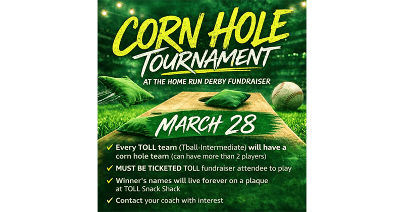 Cornhole Tourney @HomeRun Derby Fundraiser