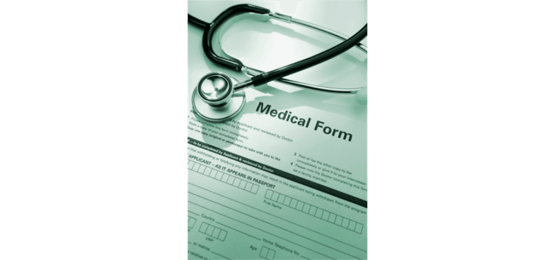Required Player Medical Form