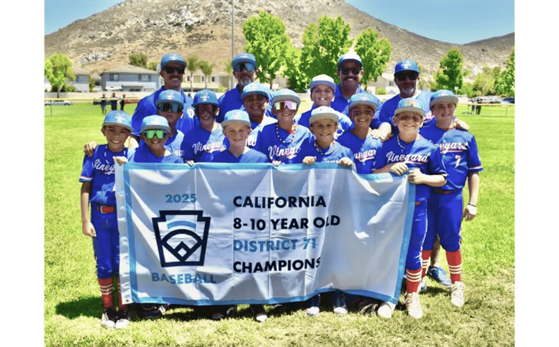 2025 8-10 District 71 Champions