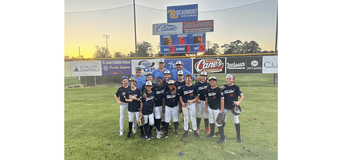 11u District 12 Champions, Section 2 Champions and State Semi Finalist!