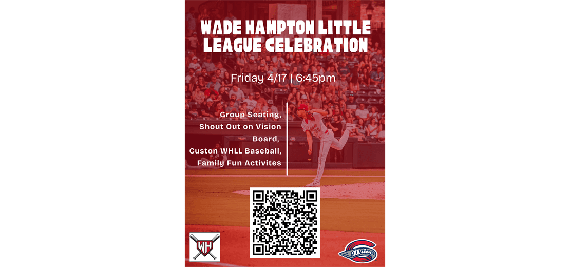 WHLL Celebrate at the Greenville Drive Game Friday 4/17