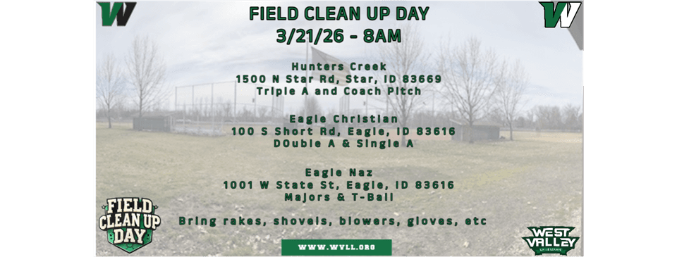 FIeld Day 3/21/26 8AM