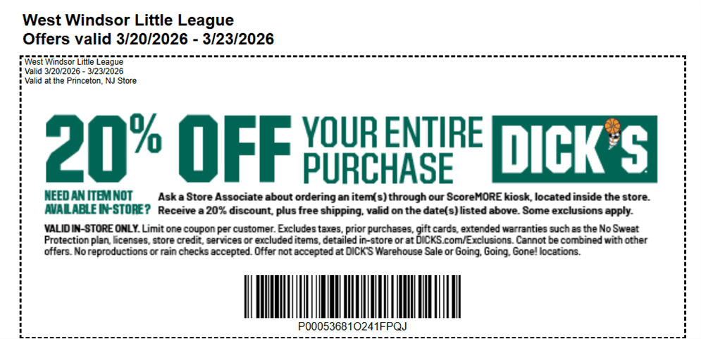 Dicks Sporting Goods Shop Event