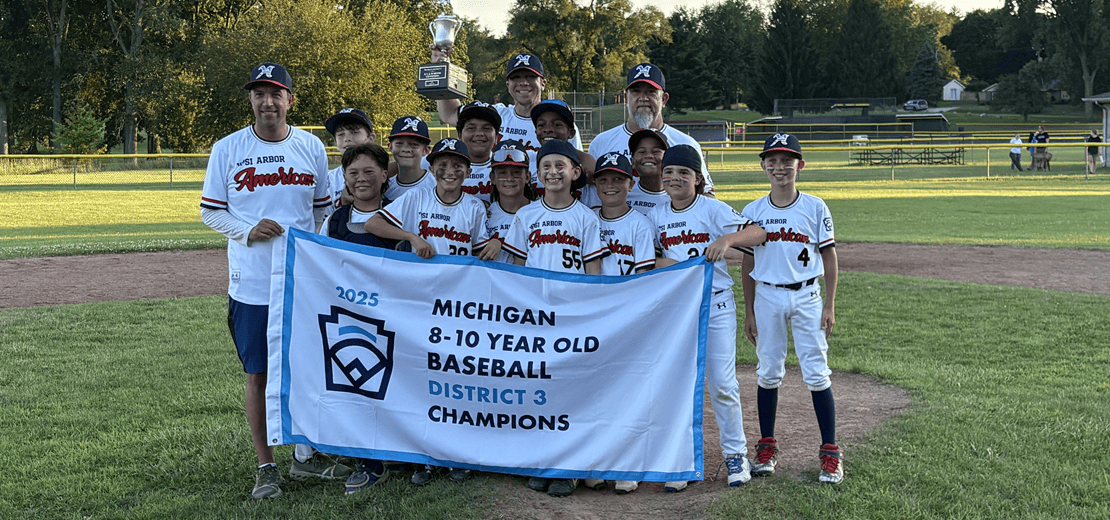 2025 8-10 year old (Minors) District Champions