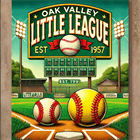Oak Valley Little League logo