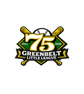 Greenbelt Youth Baseball Little League logo
